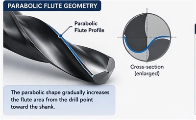 Why Parabolic Flutes Are Used in Deep Hole Drilling？