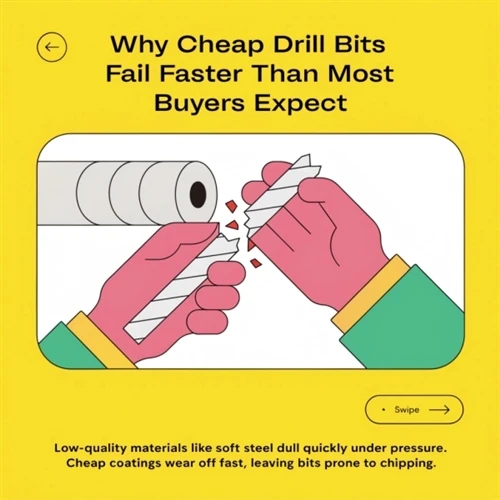 Why Cheap Drill Bits Fail Faster Than Most Buyers Expect